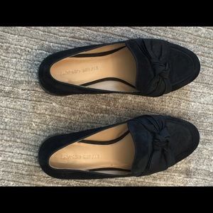 Antonio Melani black suede shoes- size 8.5M
